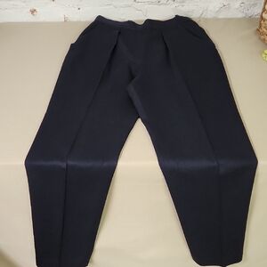 Lauren Ralph Lauren Y2K 100%Wool  Classic Trousers Dark Navy